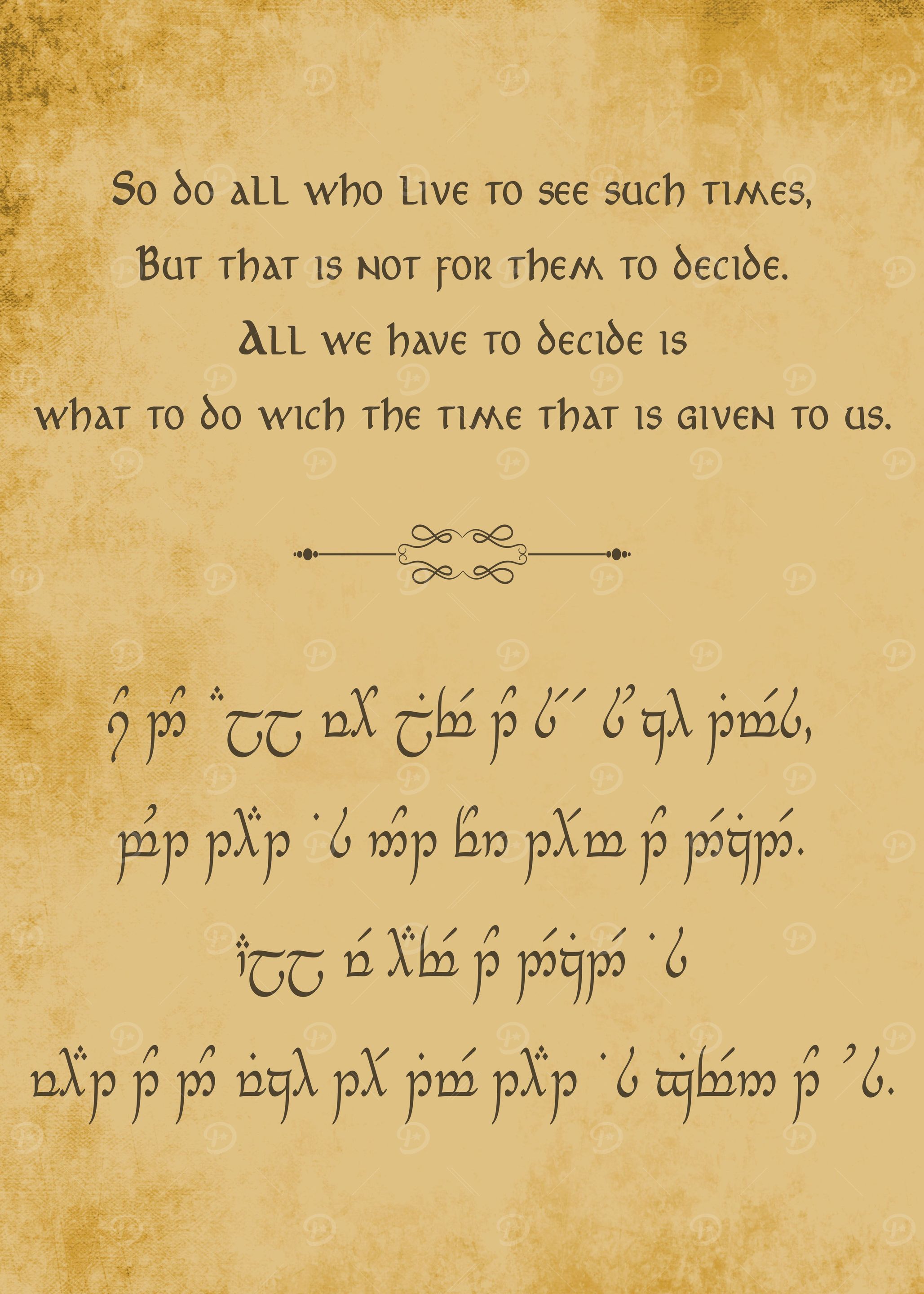 the lord quotes rings