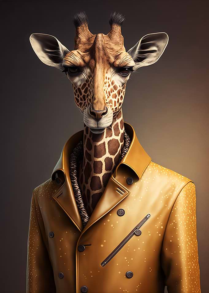 Detective giraffe