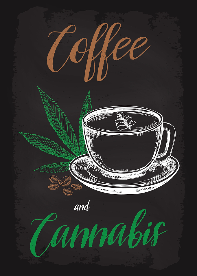 Coffee and Cannabis Weed