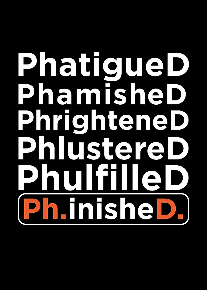 PHD Graduation Funny