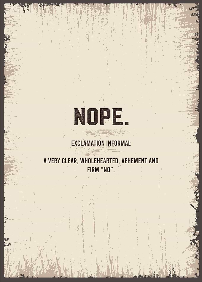 nope