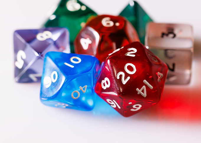 Dice for board game