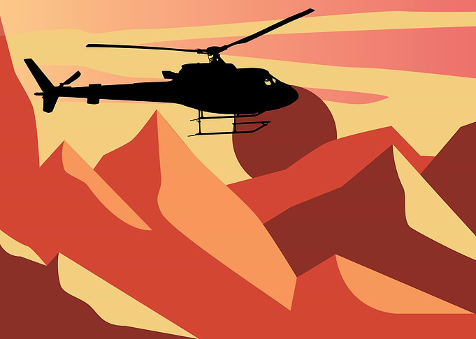 Military Helicopter Flight