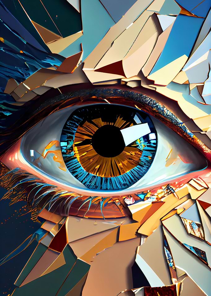 Abstract Human Eye