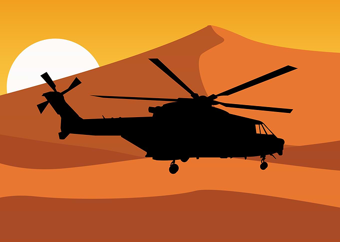 Flight in the Sahara