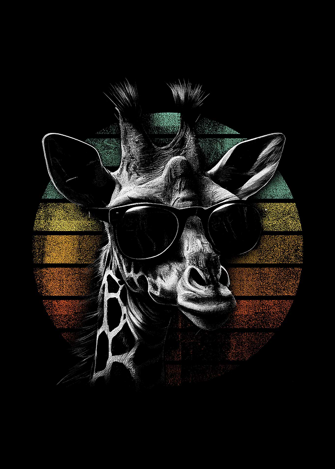 Retro Girrafe