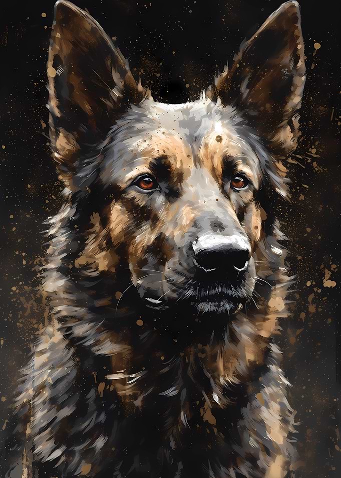 German Shepherd Dog Cool