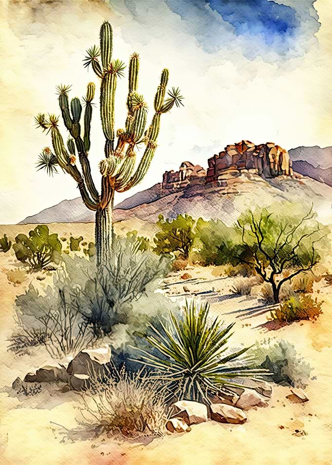 Desert Watercolor