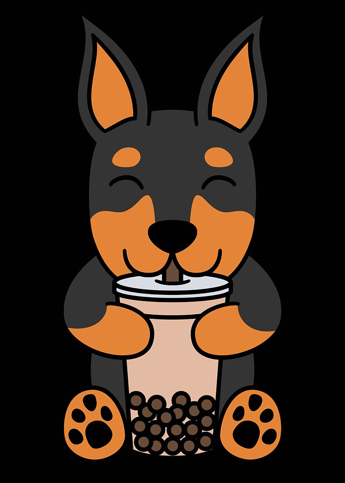 Doberman Bubble Tea