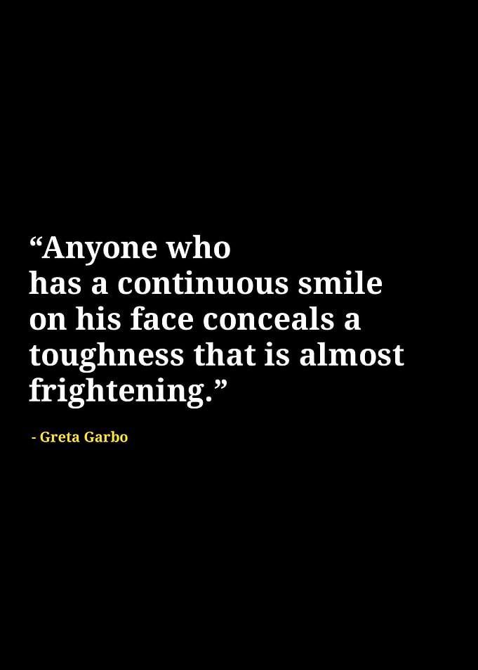 Greta garbo quotes