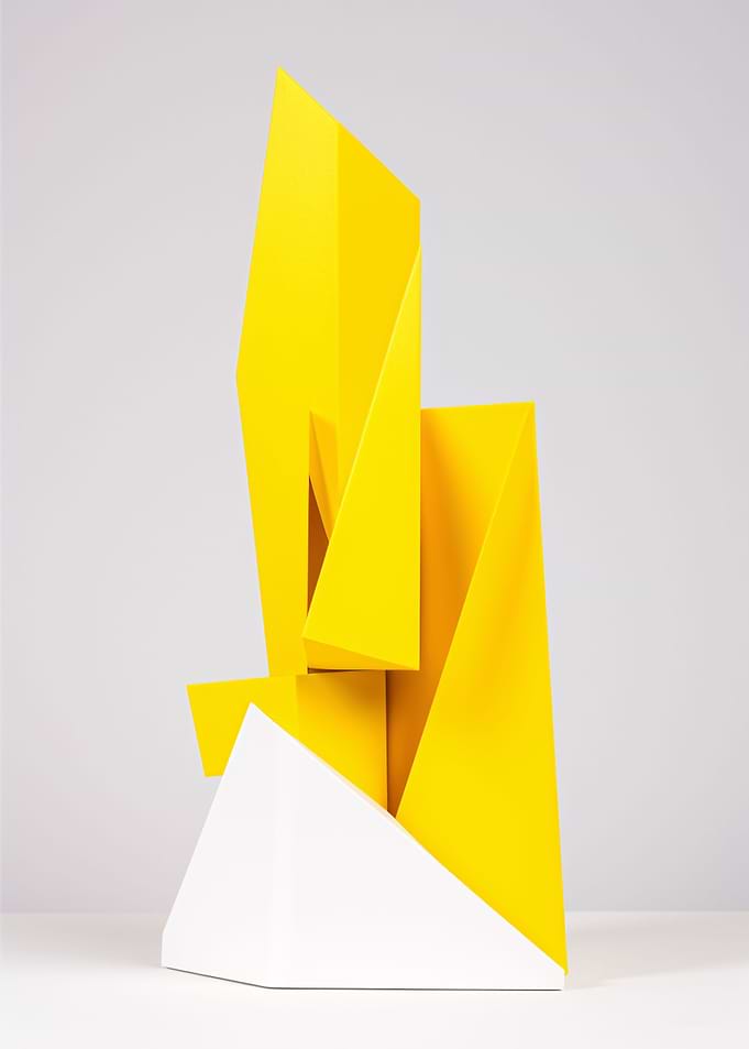 Yellow White abstraction
