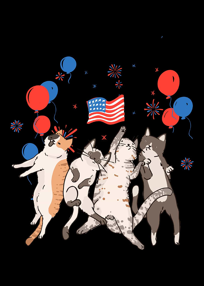 Patriotic Cat Lover