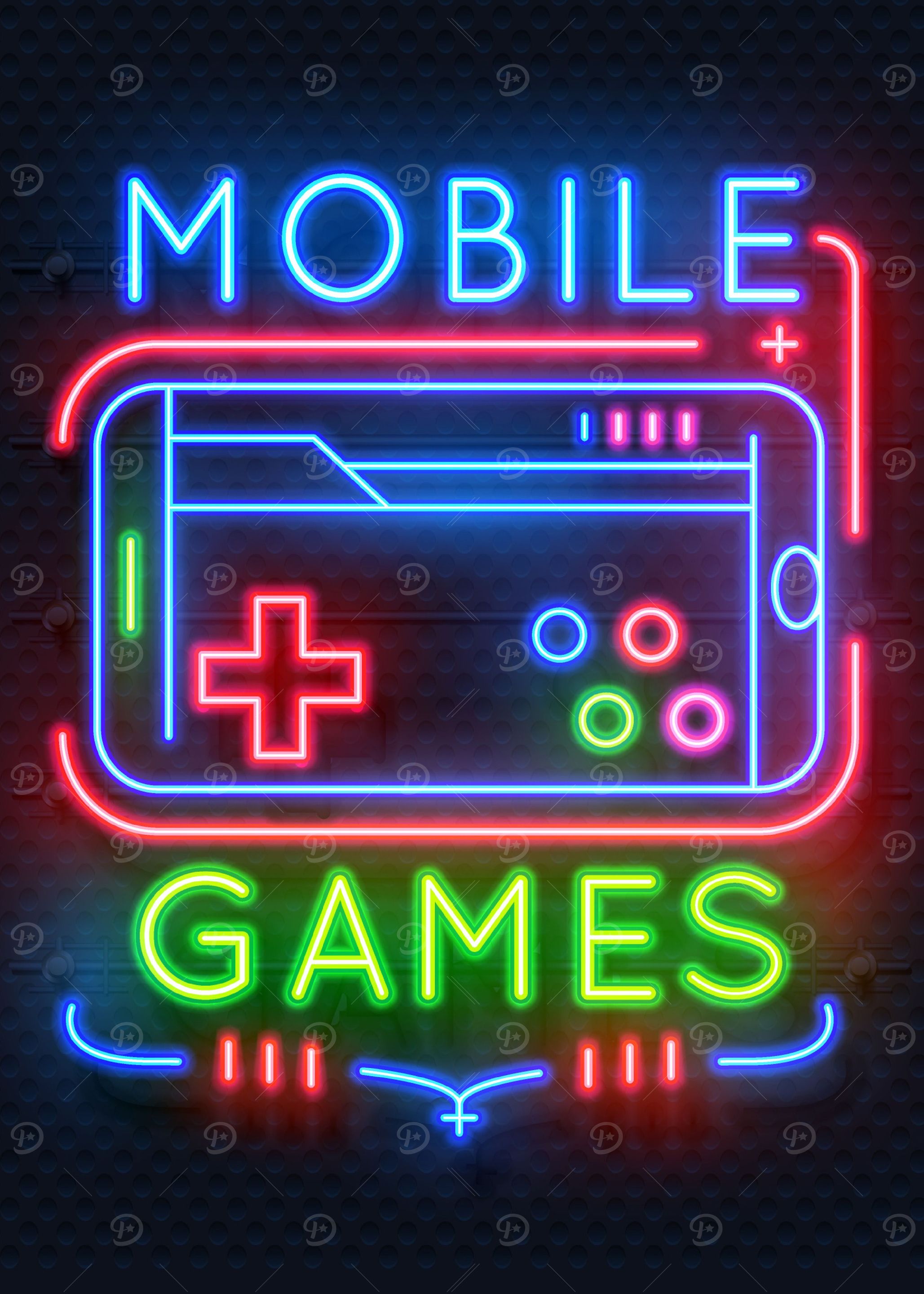 Mobile Games Neon Gaming