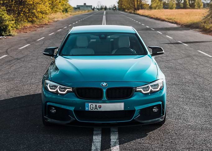BMW Blue Luxury Car