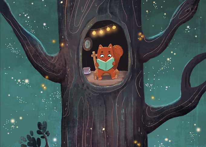 Reading at Night