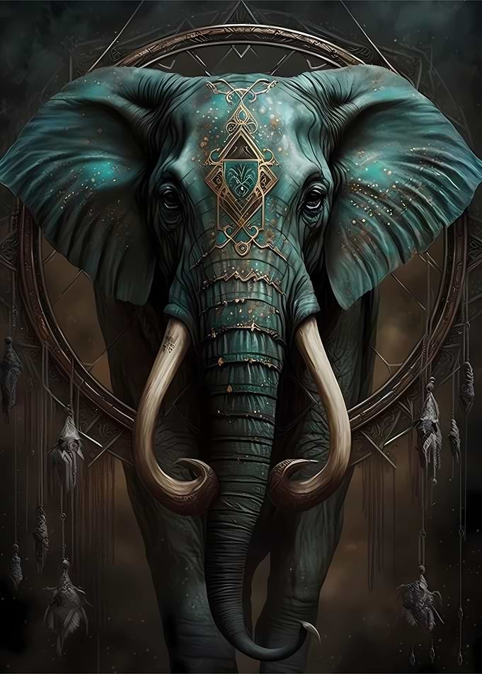 Elephant Fairy tale world