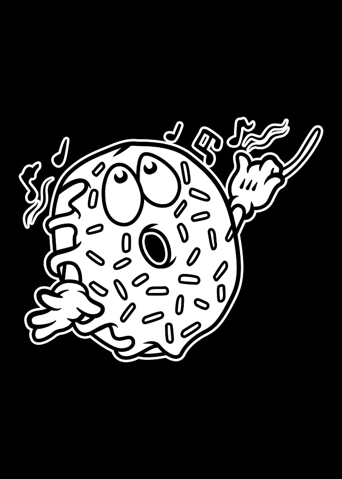 Food character BnW 01