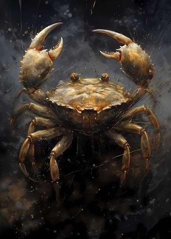 Crab Enchanted garden