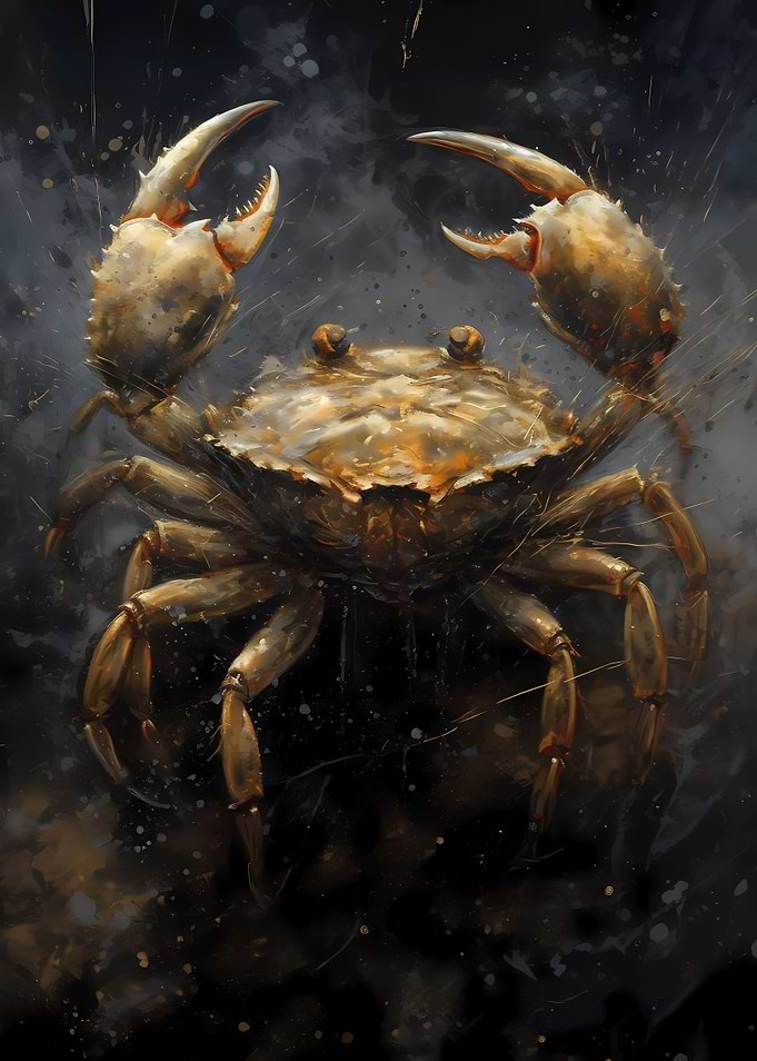 Crab Enchanted garden