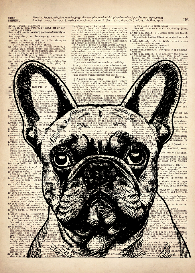 FRENCH BULLDOG ART