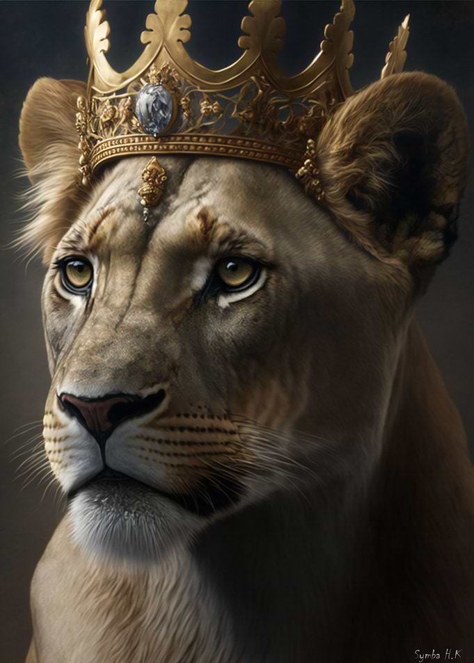 The crowned queen