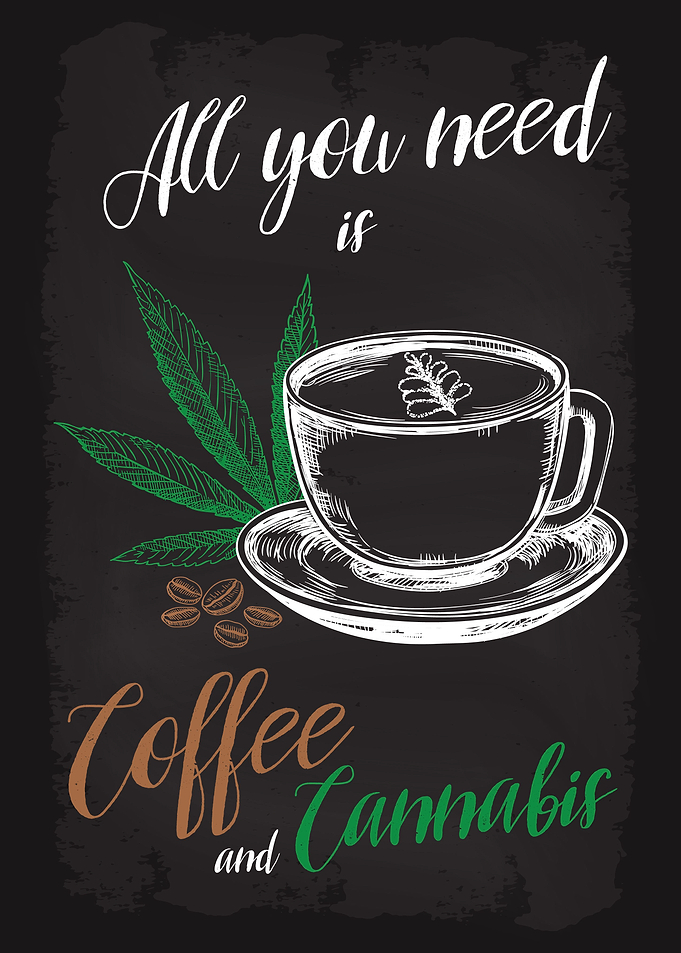 Coffee and Cannabis Weed