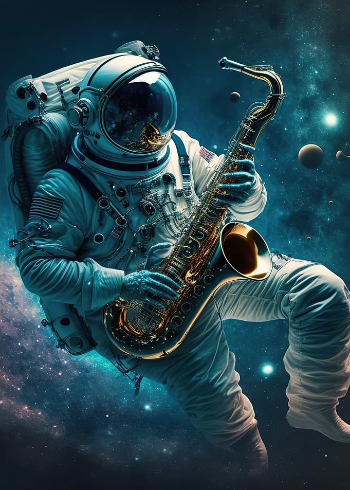 Astronaut saxophone