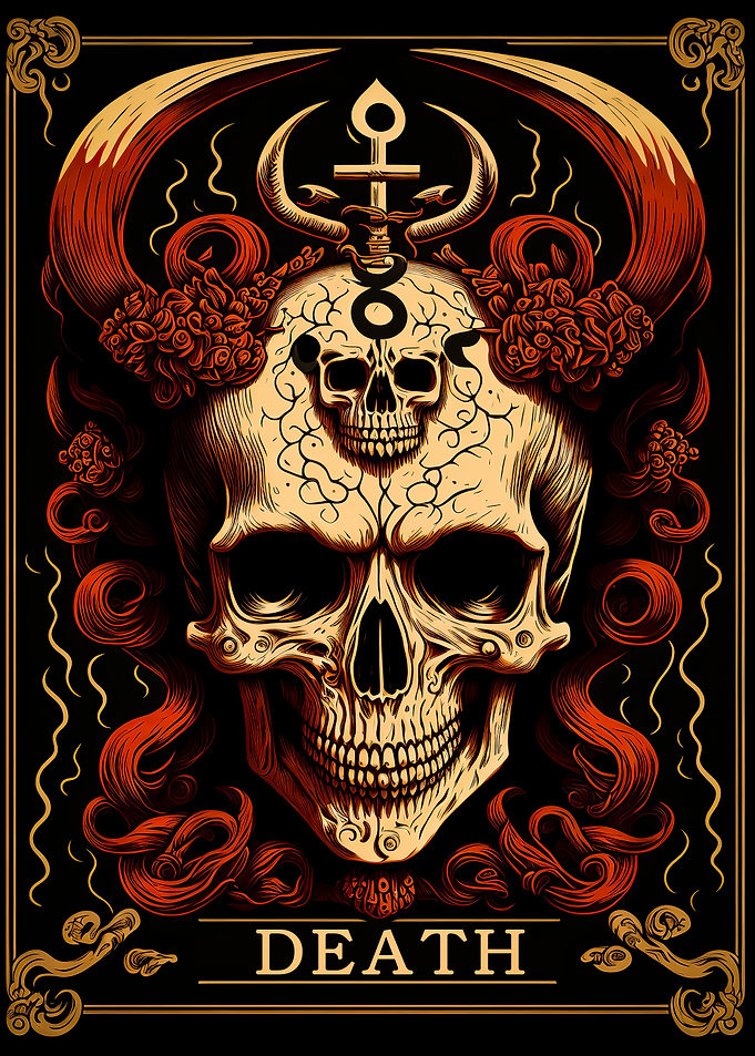 The death tarot card