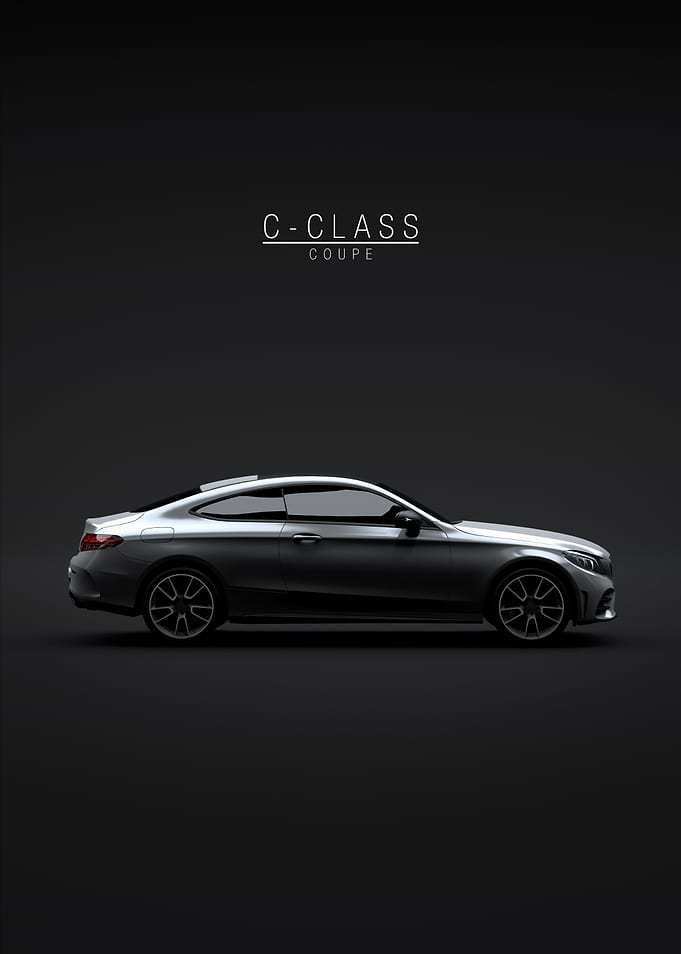 2021 C Class Coupe Grey