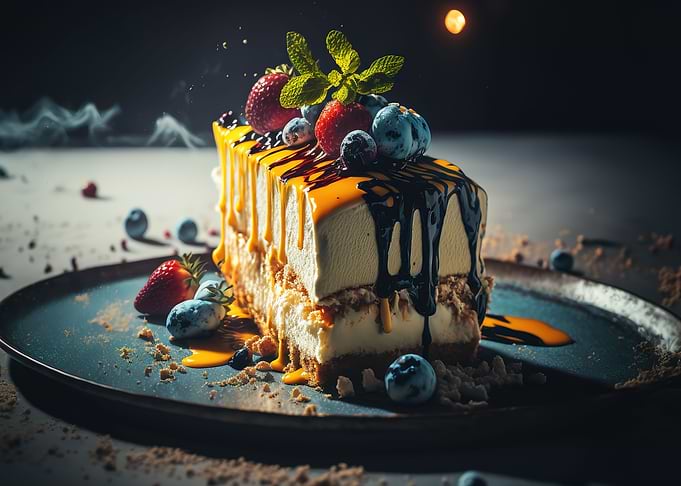 blueberry cake