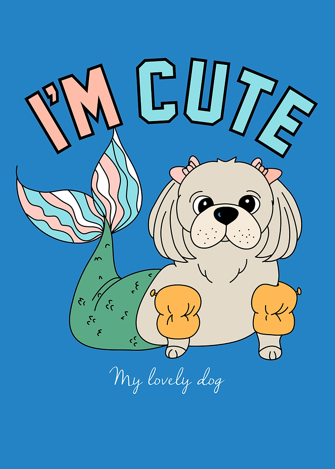 dog mermaid