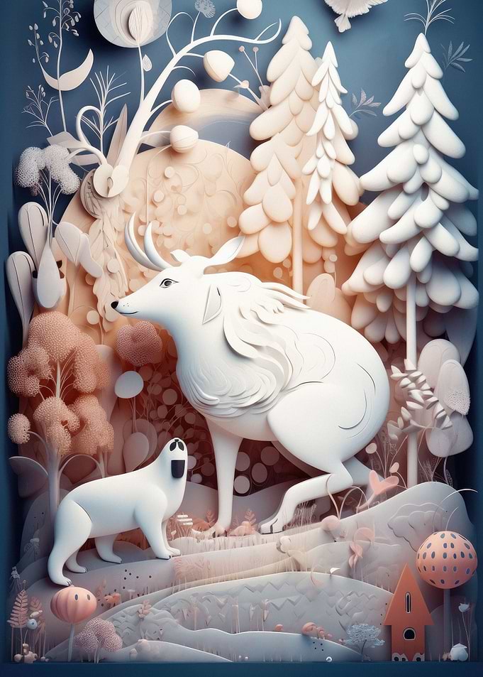 Whimsical Deer