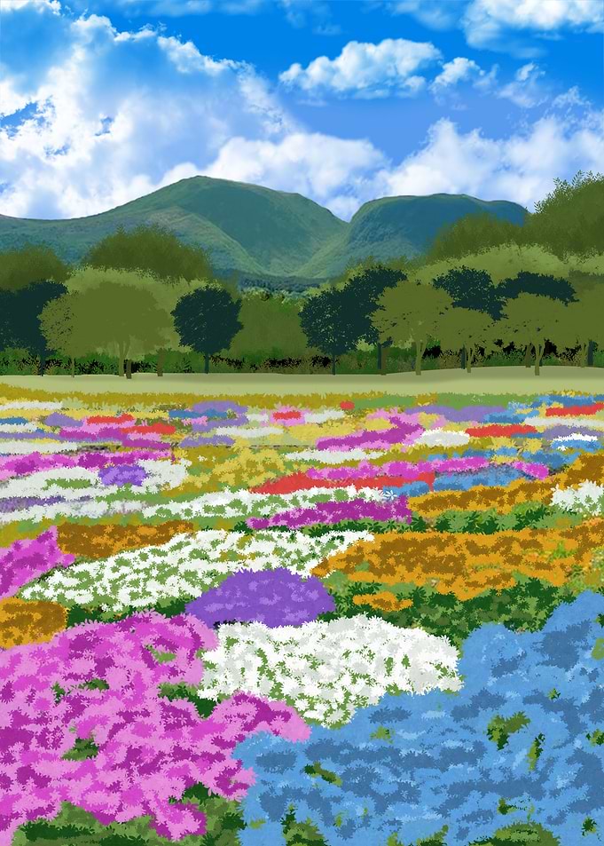 Japanese Kuju Flower Park
