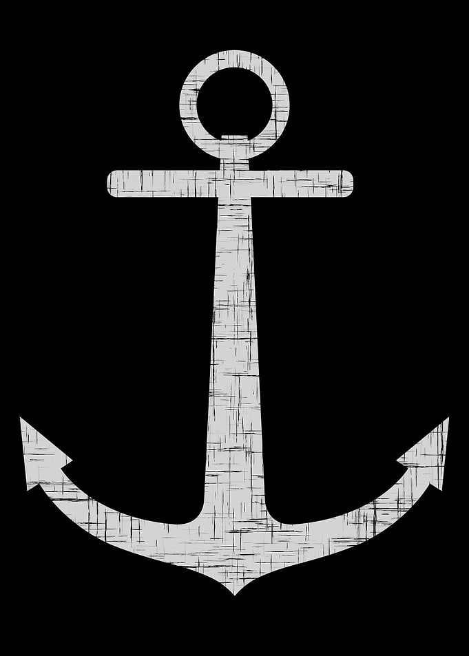 Anchor in distressed White