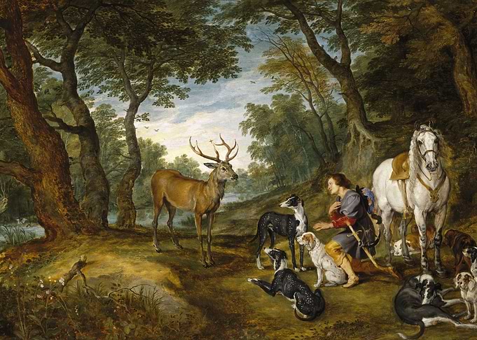 The Vision of St Hubert