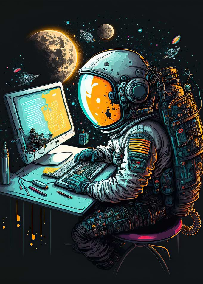 Programmer in space
