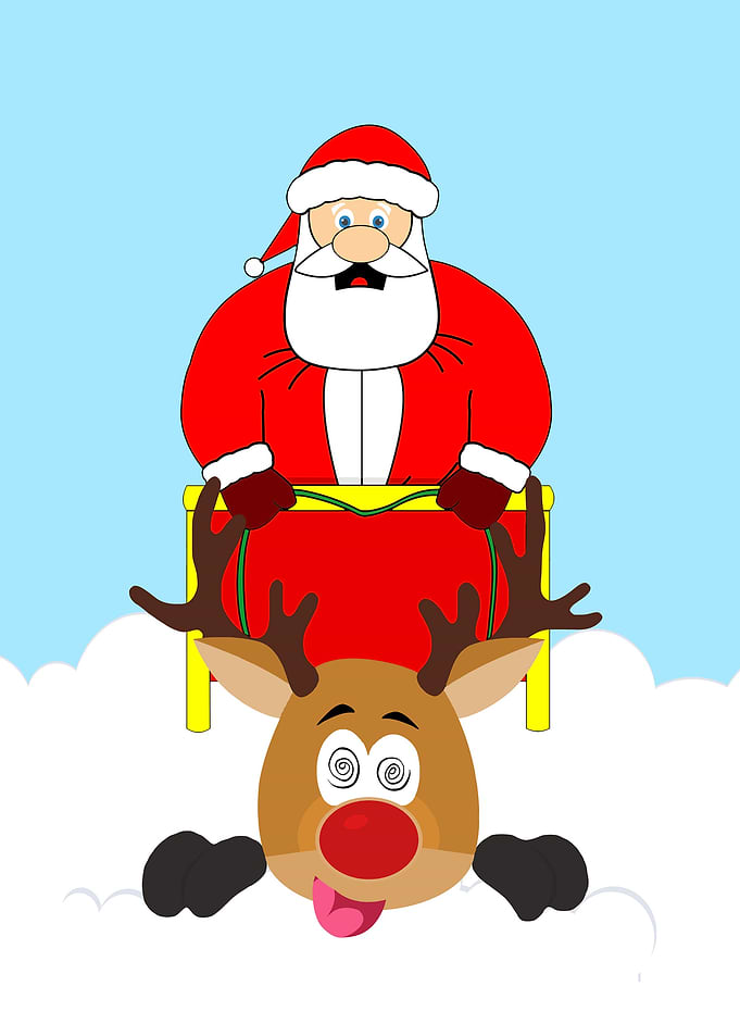 Tired reindeer