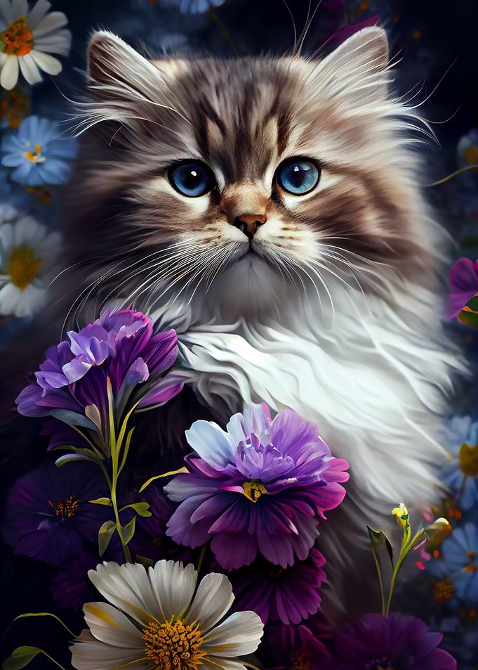 Cat Flowers