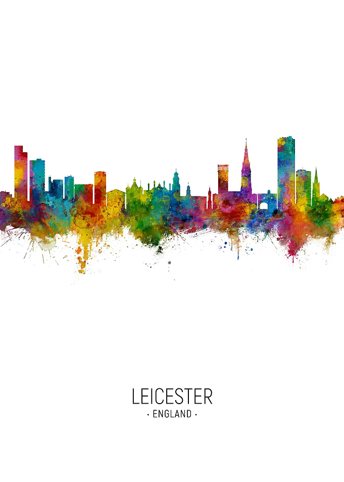 Leicester Skyline England