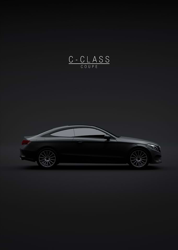 2017 C Class Coupe Black