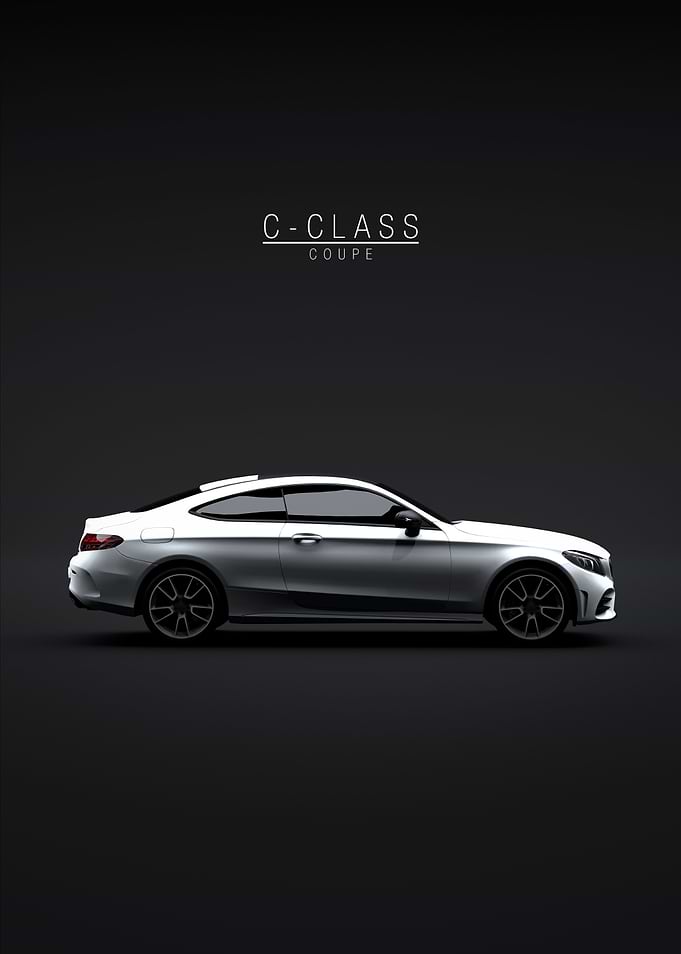 2021 C Class Coupe White