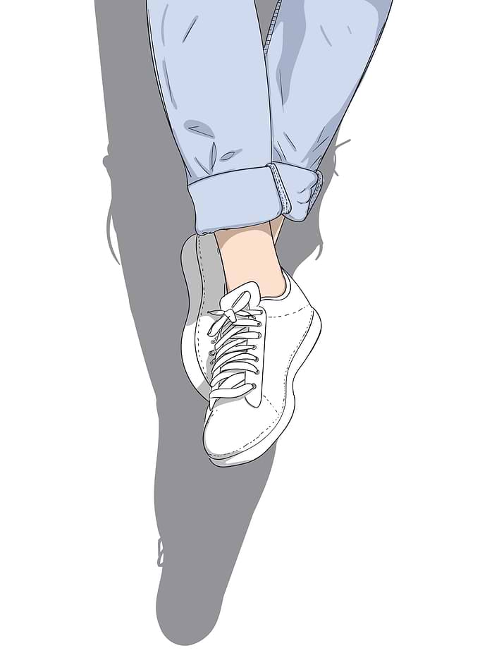 White Shoes and Jeans