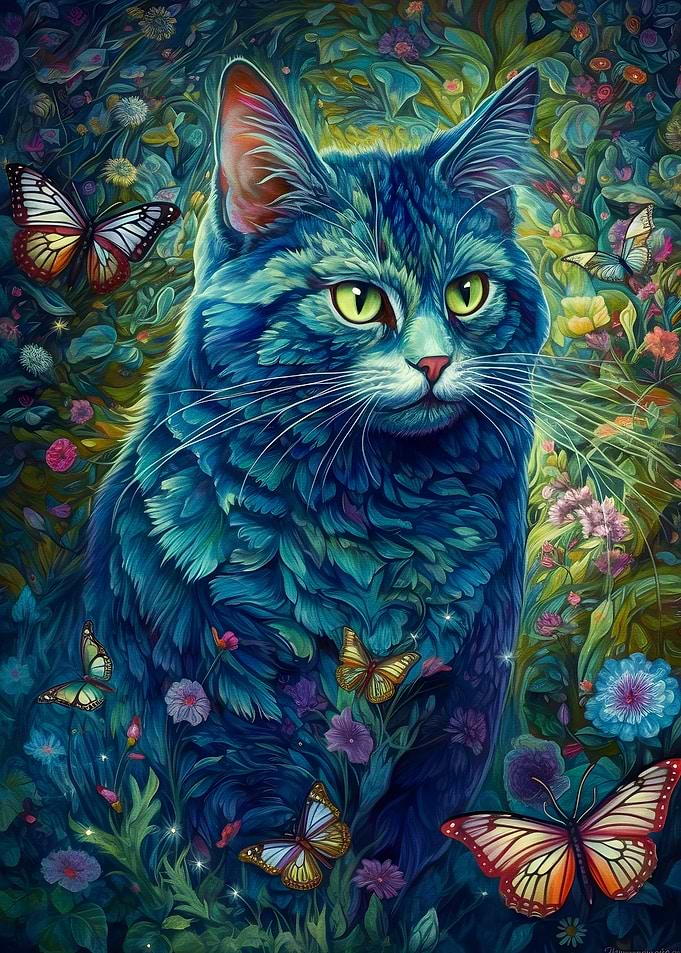 Cute Cat butterfly