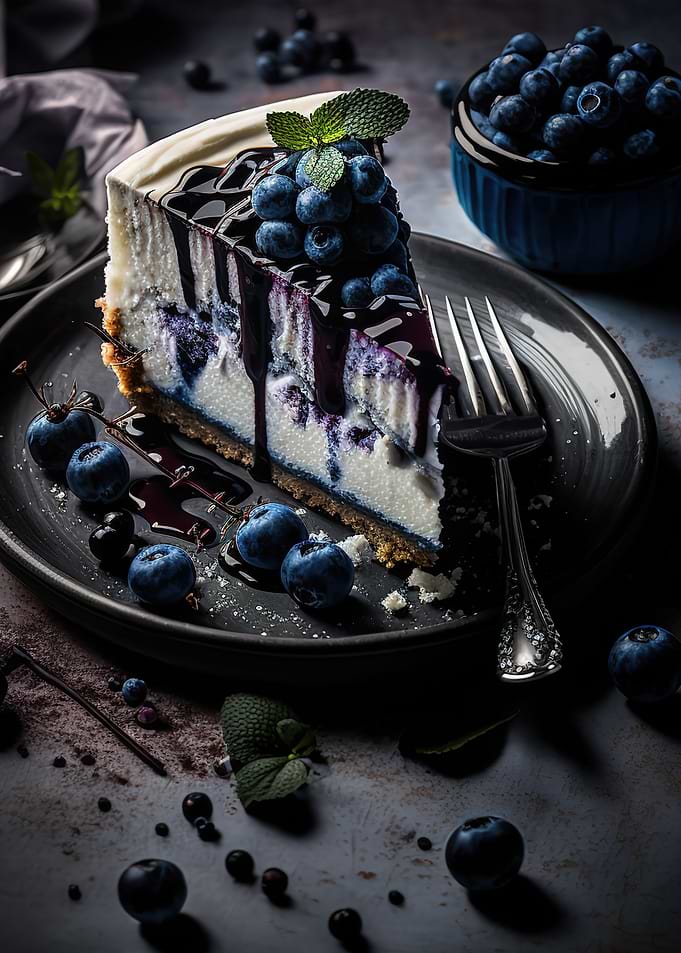 blueberry cake