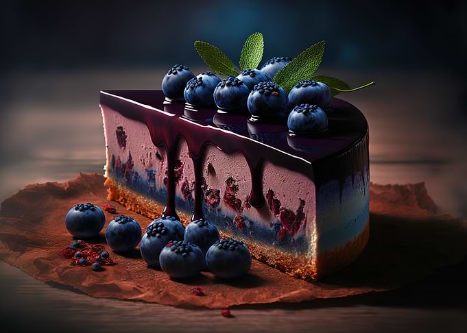 blueberry cake