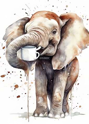 Coffee with Elephant