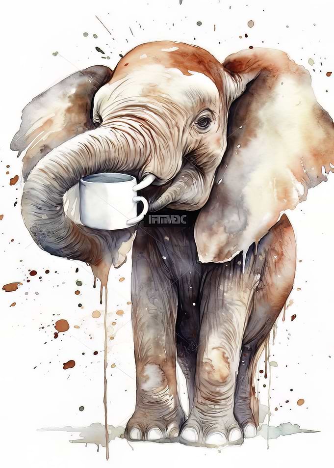 Coffee with Elephant