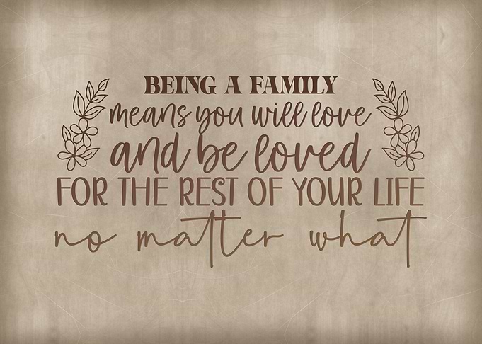 Being a family