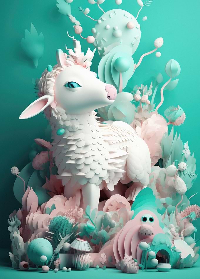 Playful Sheep