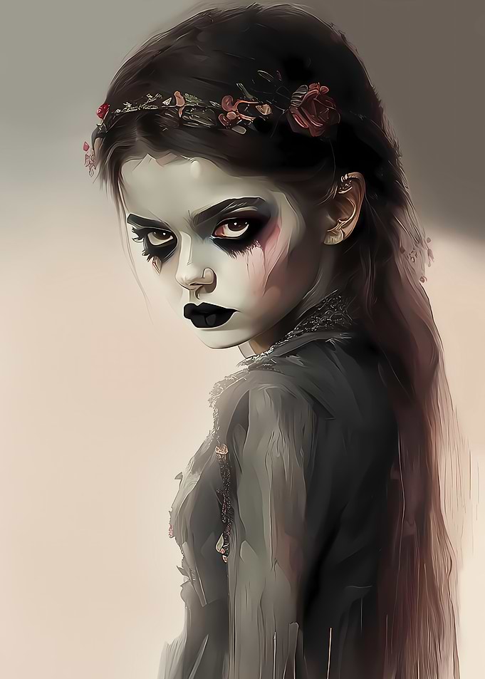 Eerie stare